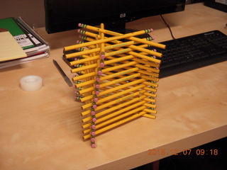 Brian's pencil sculpture