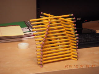 Brian's pencil sculpture