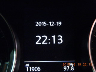 car clock 2015-12-19 my birthday