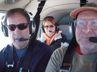 1596 971. Brad, Kit, and Adam flying in N8377W