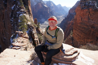 2876 972. Zion National Park - Brad's pictures - Angels Landing hike - Adam