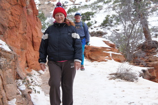 2886 972. Zion National Park - Brad's pictures - Observation Point hike - Kit and Adam
