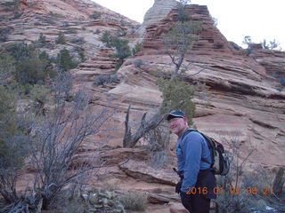 2887 973. Zion National Park - Canyon Overlook hike - Adam