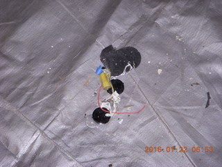 Grapevine fly-in - runway-repair pounding machine