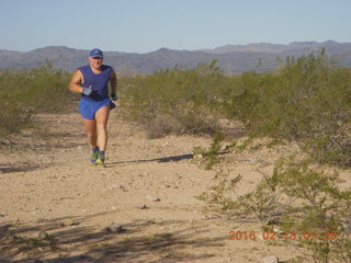 2918 98d. Alamo Lake run - Adam running