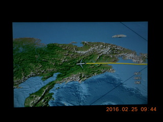 long flights LAX to HKG to BKK- moving map +++