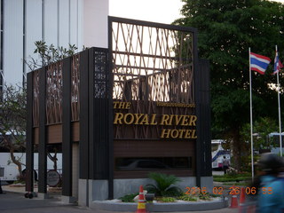 Bangkok - Royal River Hotel - sunrise