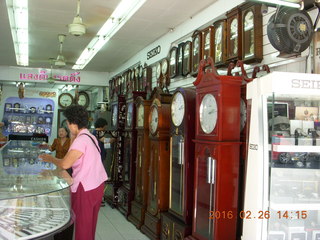 Bangkok marketplace - clocks