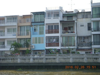 Bangkok  - boat ride - apartments
