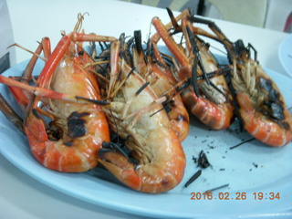 Bangkok - seriously gigantic prawns