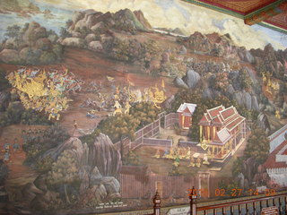 Bangkok - Royal Palace - mural piece