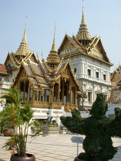 Bangkok - Royal Palace - mural piece