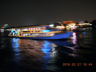 Bangkok dinner boat ride - another boat