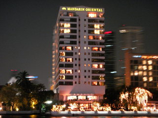 Bangkok dinner boat ride - hotels - Mandarin Oriental hotel