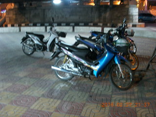 Bangkok dinner boat ride  - motorcycles