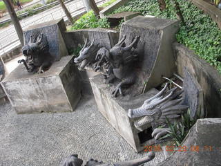 Singapore - gargoyle-type statues