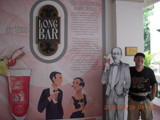 Singapore Sling sign + Adam