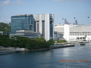 Volendam cruise - Singapore skyline