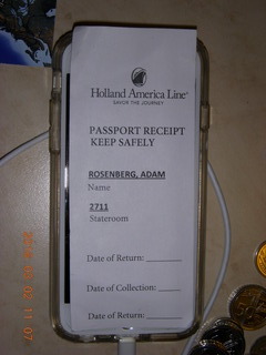 passport receipt