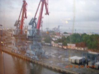 Indonesia - Jakarta port seen from ship