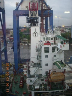 Indonesia - Jakarta port seen from ship