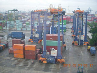 Indonesia - Jakarta port seen from ship