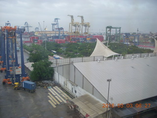 Indonesia - Jakarta port seen from ship