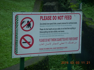 Indonesia Safari ride - sign