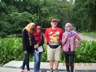Indonesia Bogur Botanical Garden - Adam with local group