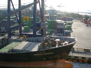 Indonesia - Jakarta seen from ship