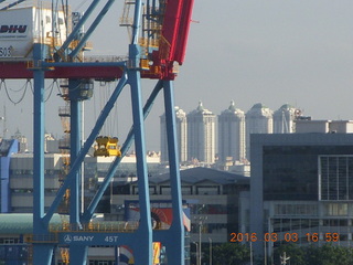 Indonesia - Jakarta seen from ship