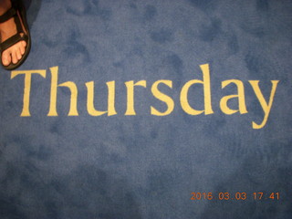 Thursday carpet
