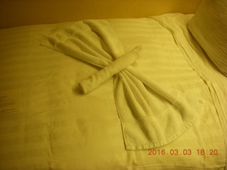 bed towel design