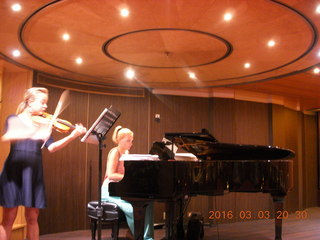 live music - violin and piano (Ukrainian)