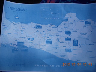 17 994. map to borobudur