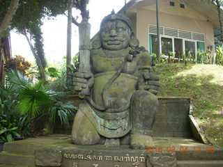 50 994. Indonesia - bus ride to Borabudur - coffee stop - sculpture