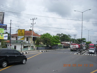 Indonesia - bus ride to Borabudur - coffee stop