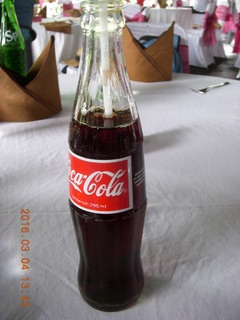 Indonesia - lunch at Borobudur - Coke