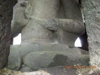 Indonesia - Borobudur temple - Buddha inside bell