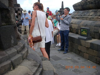 Indonesia - Borobudur temple sign