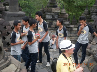 Indonesia - Borobudur temple - kids