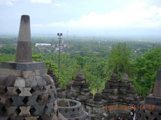 Indonesia - Borobudur temple - Buddha inside bell