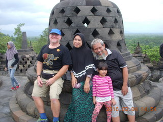 Indonesia - Borobudur temple - Adam and friends