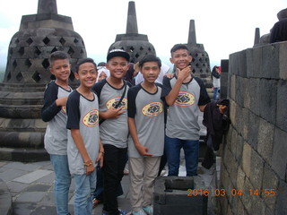 Indonesia - Borobudur temple - kids