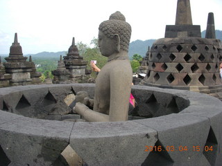 Indonesia - Borobudur temple - kids