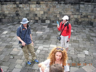 Indonesia - Borobudur temple - people