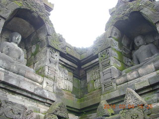 Indonesia - Borobudur temple - Buddhas in the wall