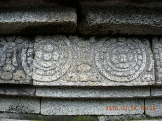 Indonesia - Borobudur temple - Buddhas in the wall