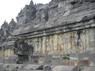 Indonesia - Borobudur temple - stairs going up