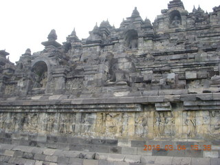 Indonesia - Borobudur temple - stairs going up